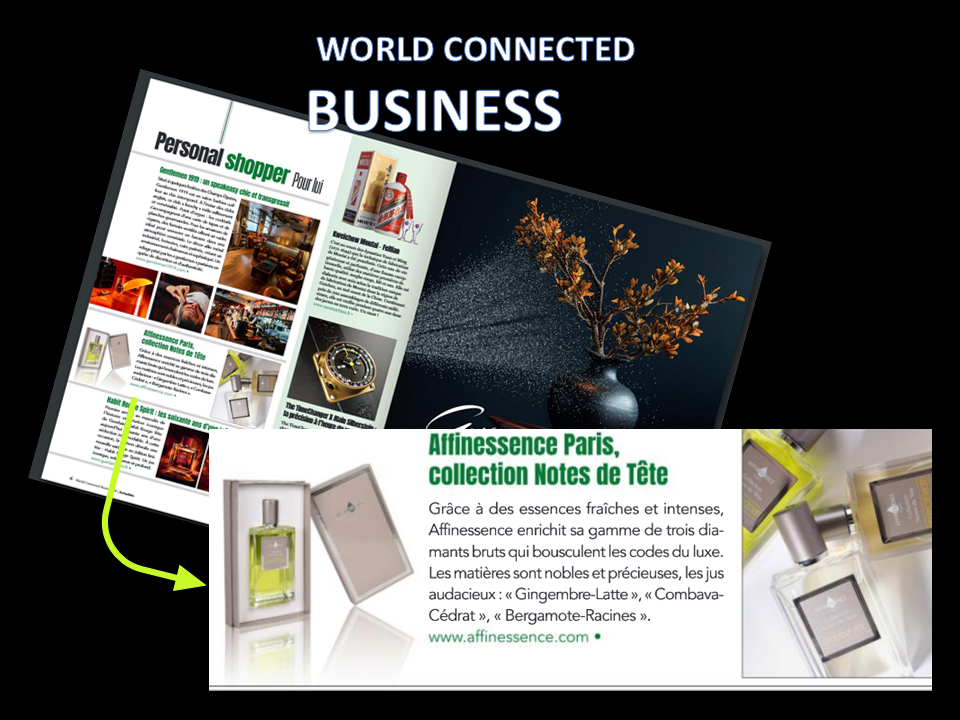 AFFINESSENCE et le WORLD CONNECTED BUSINESS 